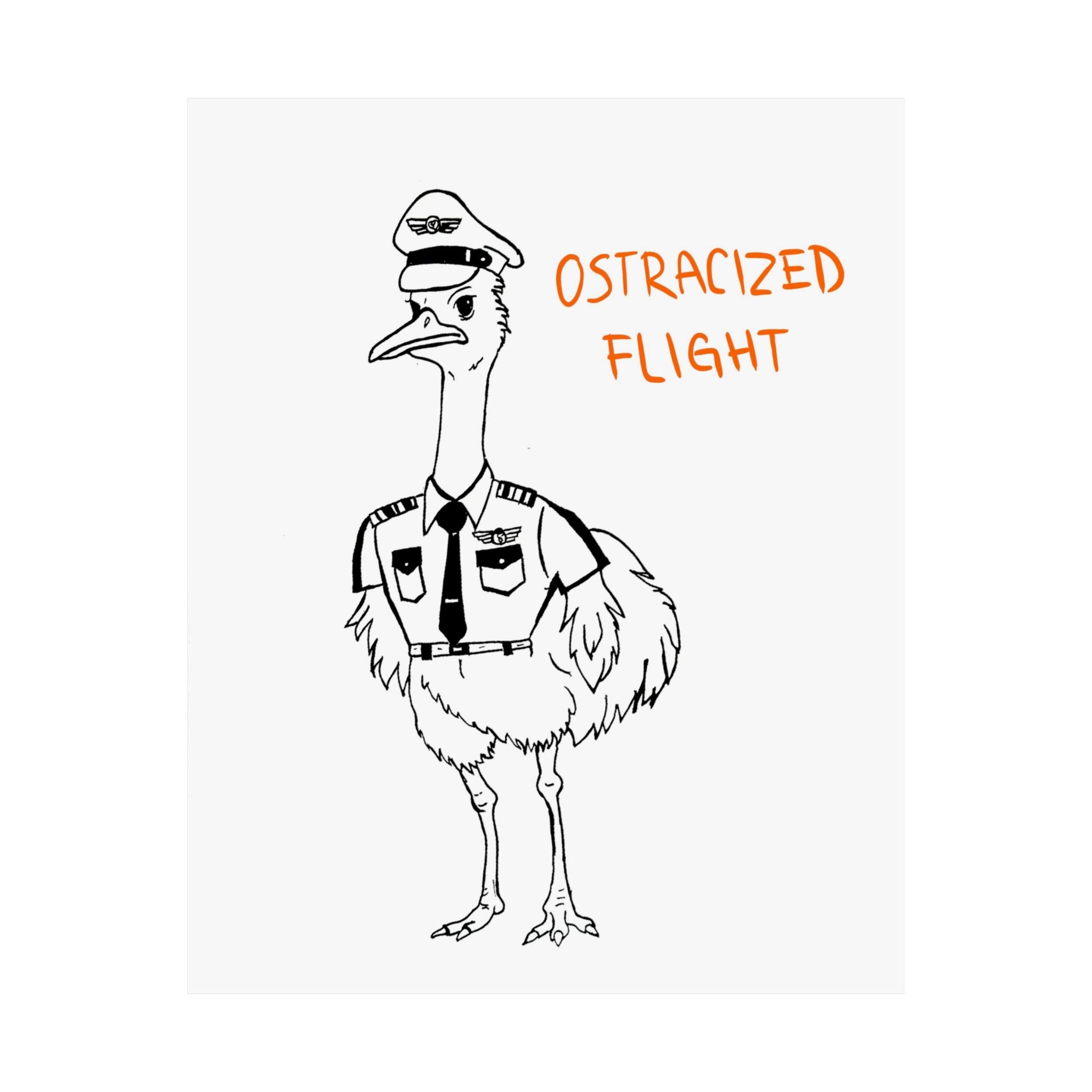 Ostracized Flight Print