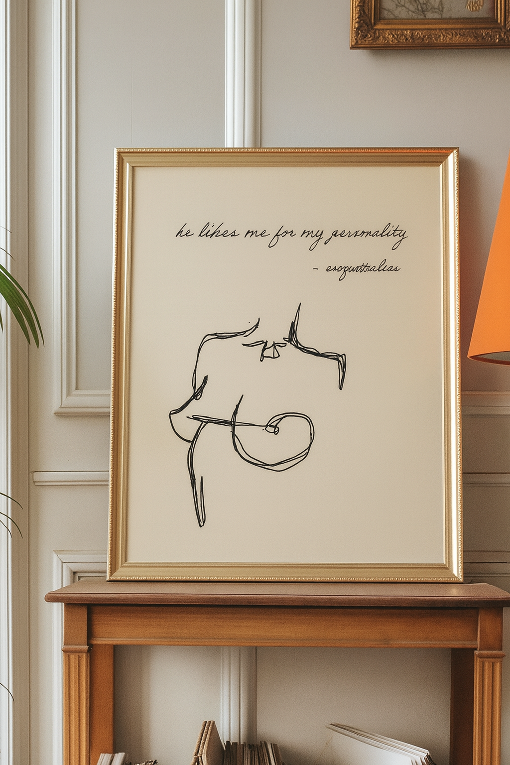 He Likes My Personality Print