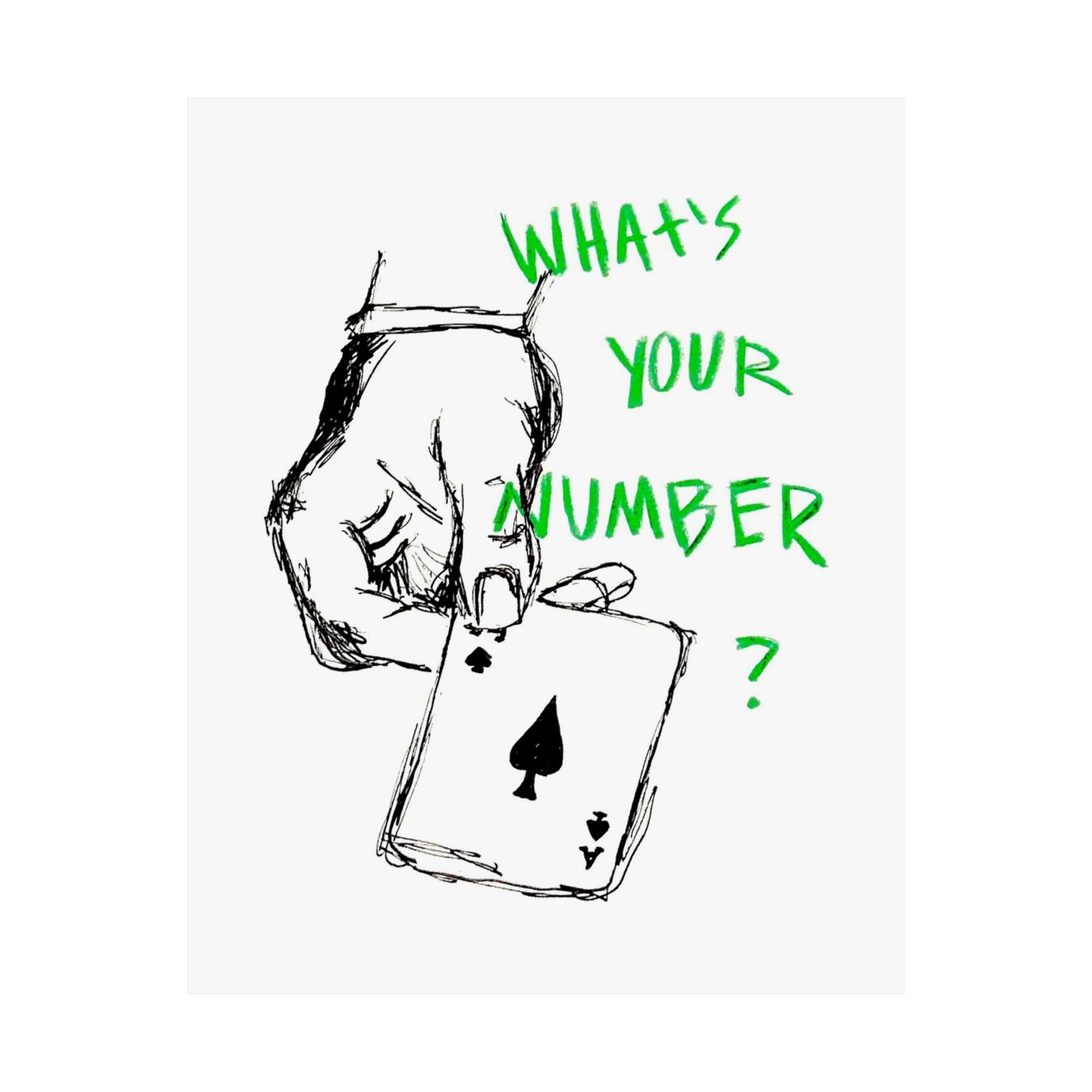 What’s Your Number Print