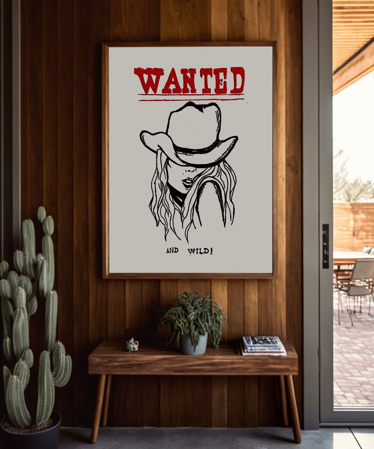 Wanted And Wild Print