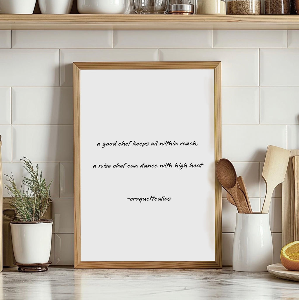 Wise Chef Print