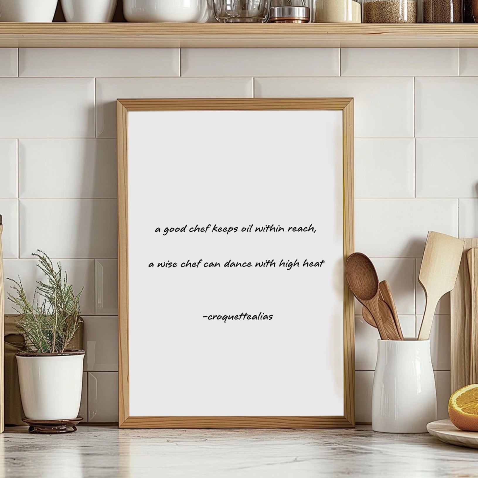 Wise Chef Print