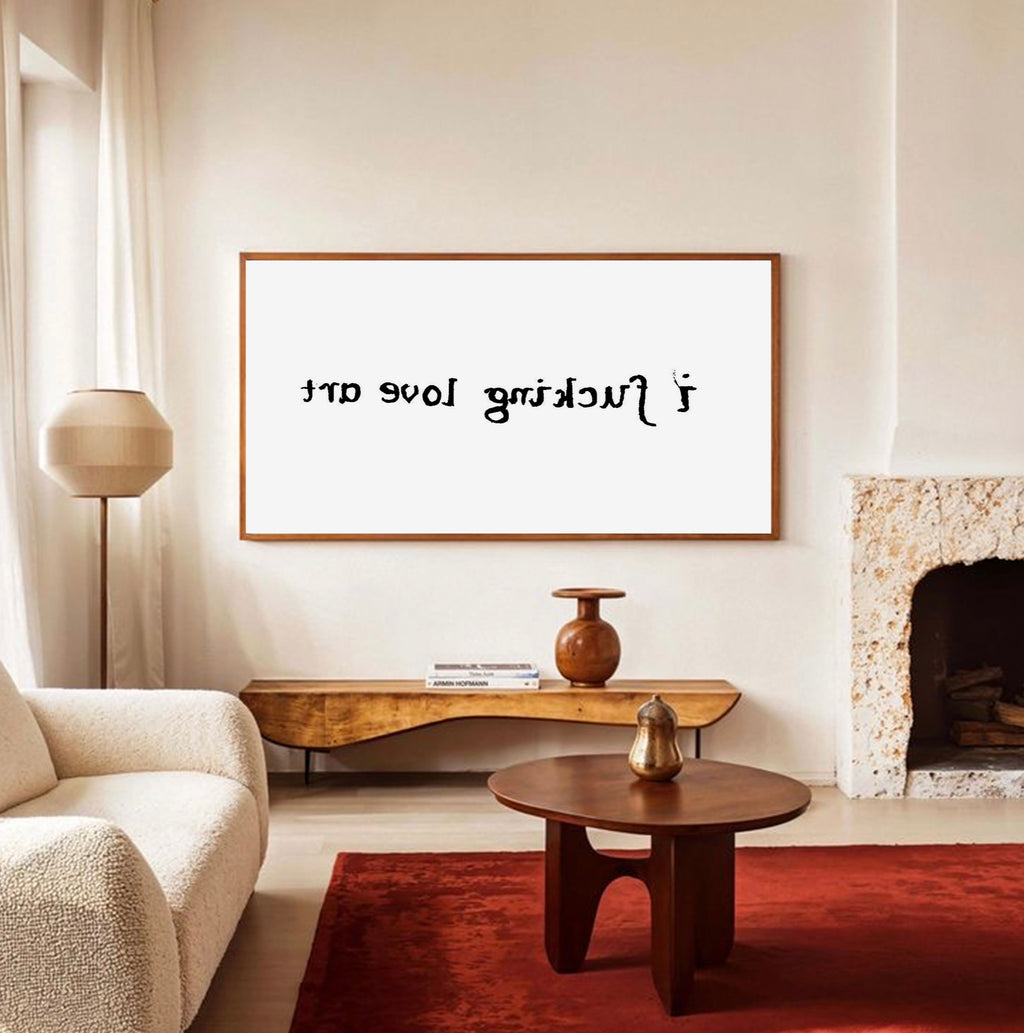 I Love Art Landscape Print