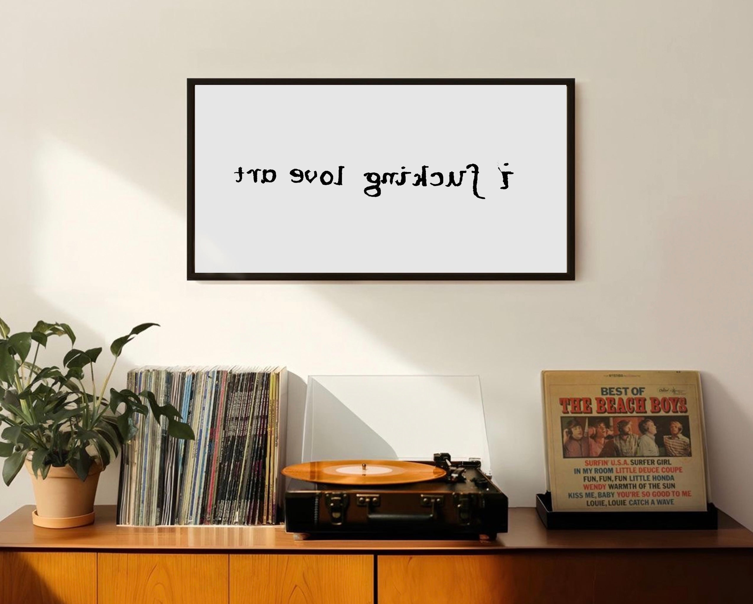 I Love Art Landscape Print