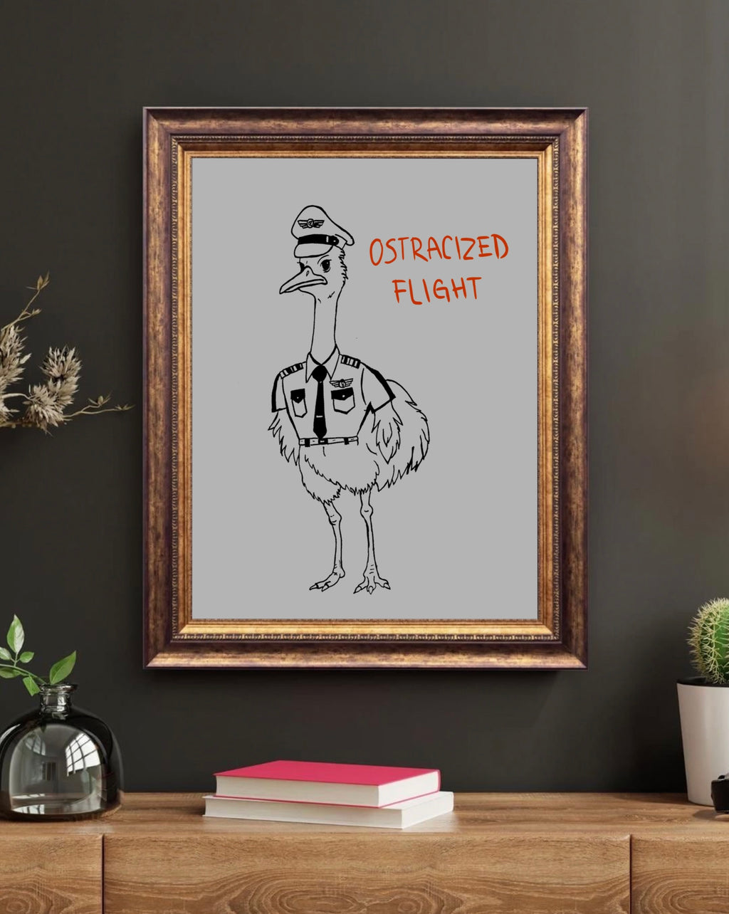 Ostracized Flight Print