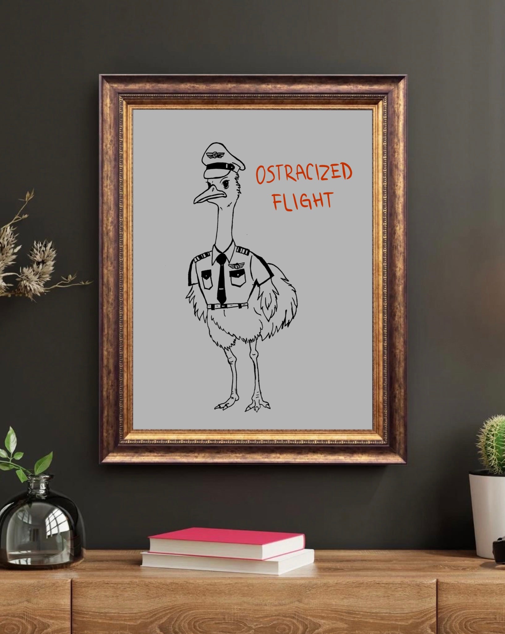 Ostracized Flight Print