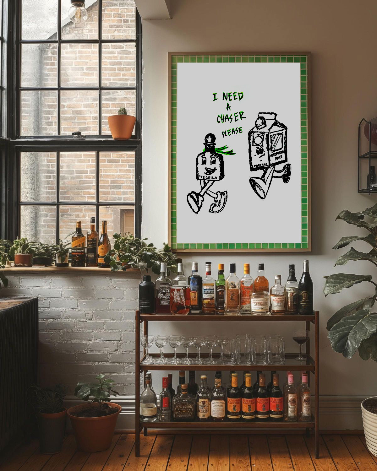 I Need A Chaser Print
