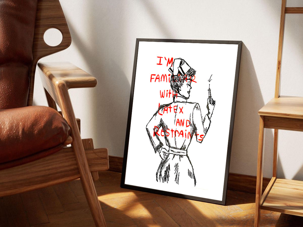 Latex And Restraints Print