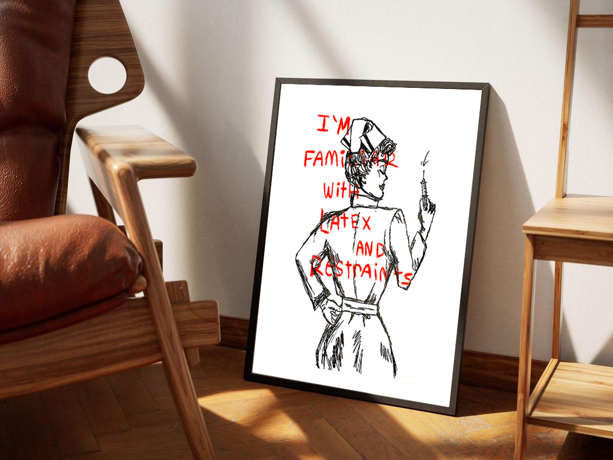 Latex And Restraints Print
